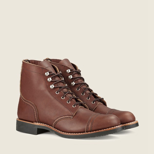 Botas Red Wing Heritage Mujer Marrom - Iron Ranger - Short Harness Cuero - 462-GWAVRS